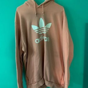 Pink Adidas hoodie